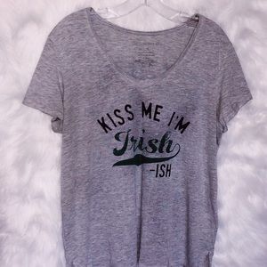 “kiss me i’m irish-ish” shirt